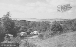 Holgate's Caravan Park, The Valley c.1955, Silverdale