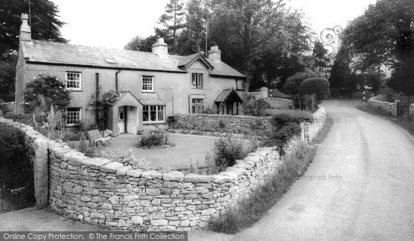 Photo of Silverdale, Old Cottages near Beach, Cove Lane c1965