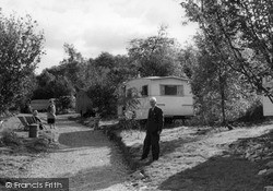 The Valley, Holgate's Caravan Park c.1955, Silverdale