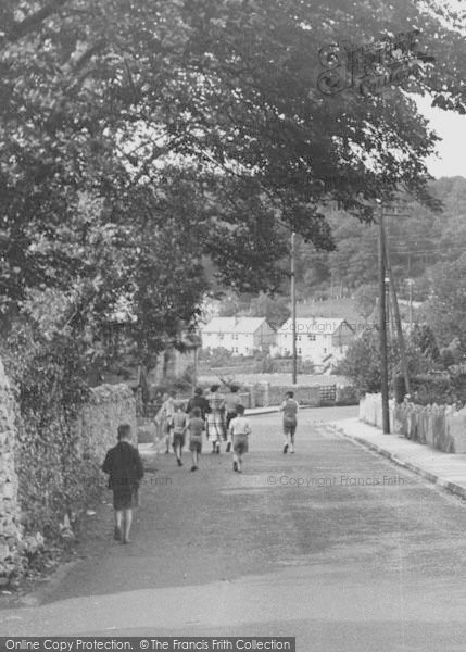 Photo of Silverdale, Walking In Emesgate Lane c.1955