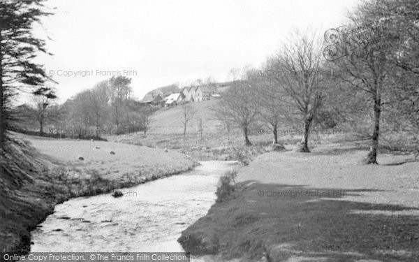Photo of Simonsbath, The River c.1950