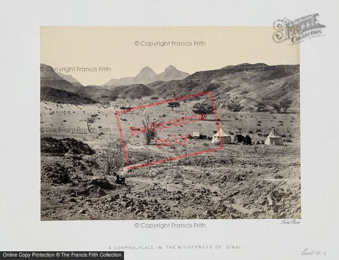 Photo of Sinai, Camping Place In The Wilderness Of Sinai 1858