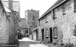 The Saxon Church c.1950, Singleton