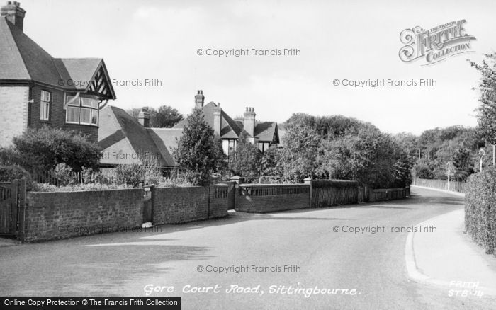Photo of Sittingbourne, Gore Court Road c.1955
