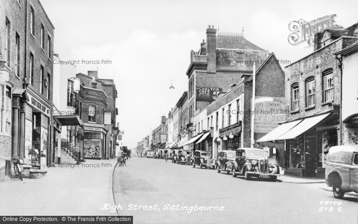 Photo of Sittingbourne, High Street c.1955