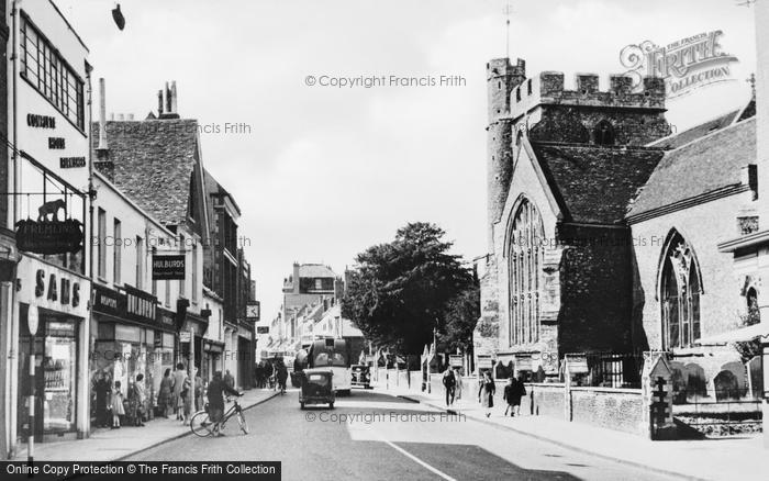 Photo of Sittingbourne, High Street c.1955