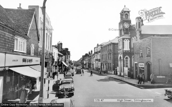 Photo of Sittingbourne, High Street c.1965
