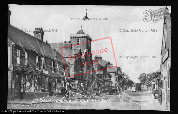 Photo of Sittingbourne, Hollybank Hill c.1955
