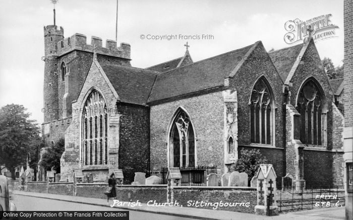 Photo of Sittingbourne, Parish Church c.1955