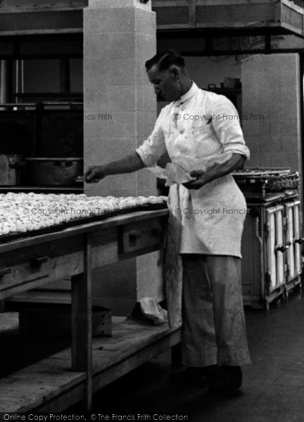Photo of Skegness, A Chef, Miners Welfare Holiday Centre, Camp Kitchen c.1955