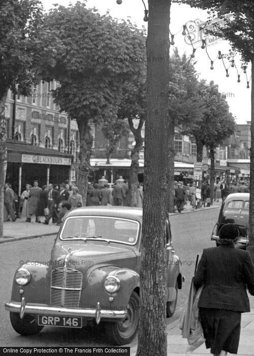 Photo of Skegness, Austin A40 Devon, Lumley Road c.1955
