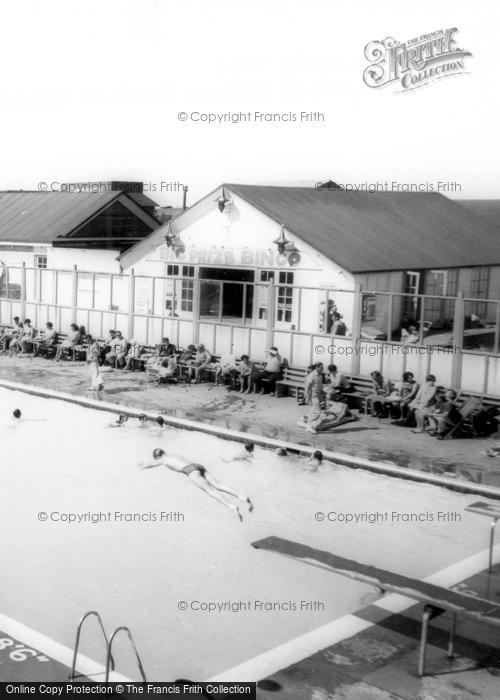 Photo of Skegness, Diving In, Derbyshire Miners Welfare Centre Pool c.1965