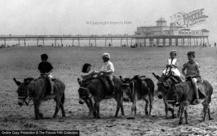 Photo of Skegness, Donkey Rides, The Beach c.1965