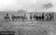 Donkeys On The Beach And The Pier c.1965, Skegness