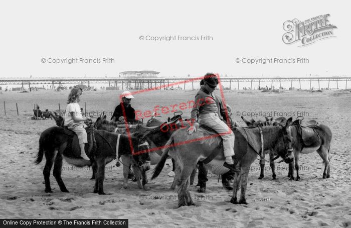 Photo of Skegness, Donkeys, The Beach c.1965