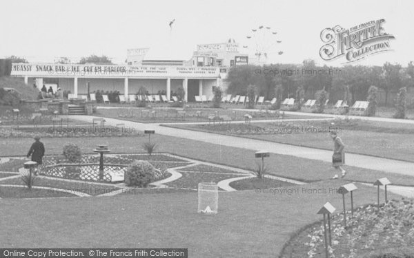 Photo of Skegness, Embassy Snack Bar And Flower Gardens c.1955