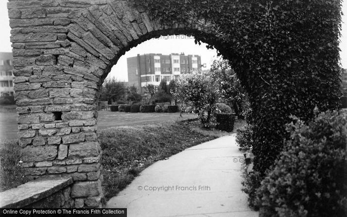 Photo of Skegness, Entrance To Rose Gardens c.1955