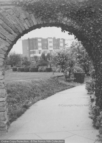 Photo of Skegness, Entrance To Rose Gardens c.1955