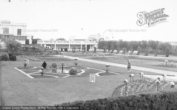 Photo of Skegness, Flower Gardens c.1955