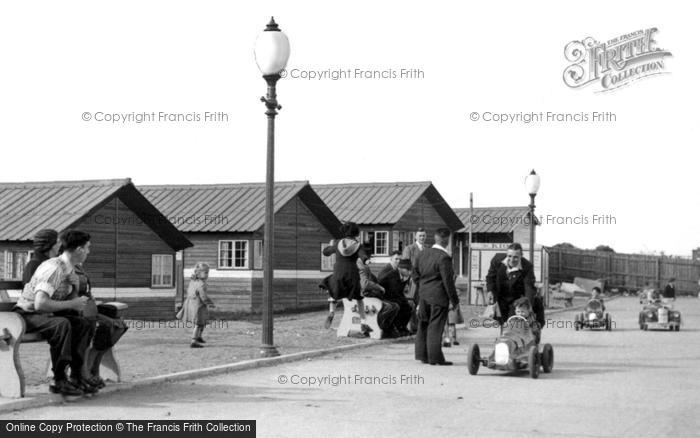Photo of Skegness, Go Karting, Miners Welfare Holiday Centre c.1955