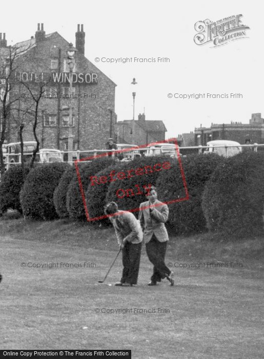 Photo of Skegness, Golfing Partners, Putting Green c.1955