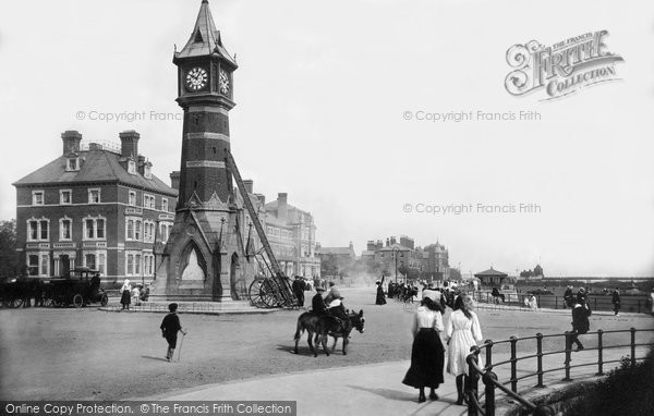 Photo of Skegness, Grand Parade And Clock Tower 1910