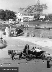 Horse Carriage And Peter Pan Railway c.1960, Skegness
