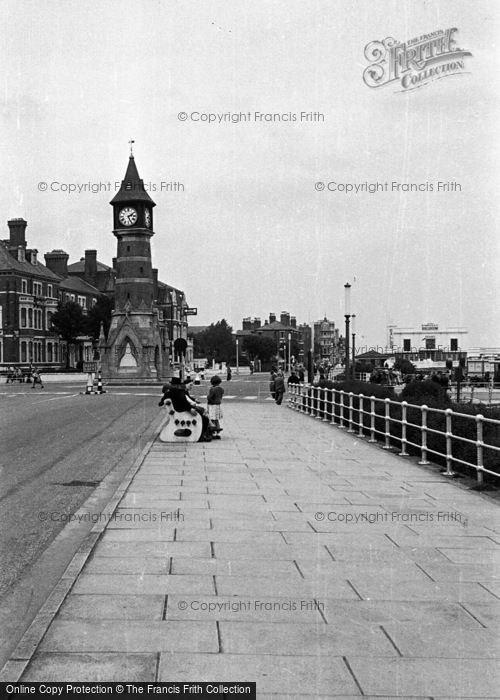 Photo of Skegness, Jubilee Clock Tower 1952