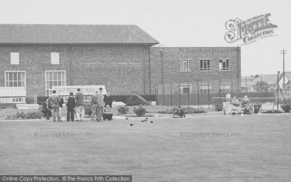 Photo of Skegness, Miners Welfare Holiday Centre, Bowling Green And Theatre c.1955