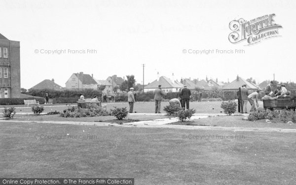 Photo of Skegness, Miners Welfare Holiday Centre, The Bowling Green c.1955