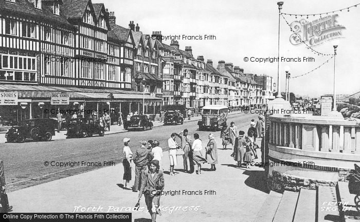 Photo of Skegness, North Parade c.1955