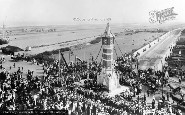Photo of Skegness, Official Opening Of The Clock Tower 1899