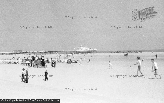 Photo of Skegness, Pier And Beach c.1959