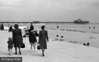 Skegness, Promenade and Pier c1955