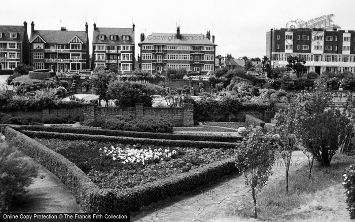 Photo of Skegness, South Parade From Gardens c.1959