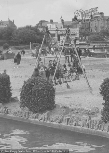 Photo of Skegness, Swing In The Children's Playground c.1955