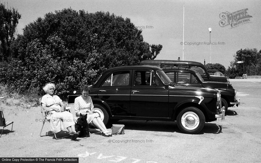 Skegness, taking a Break at Car Park c1959