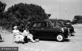 Skegness, taking a Break at Car Park c1959