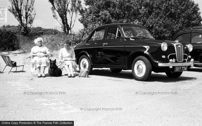 Photo of Skegness, Taking A Break At Car Park c.1959