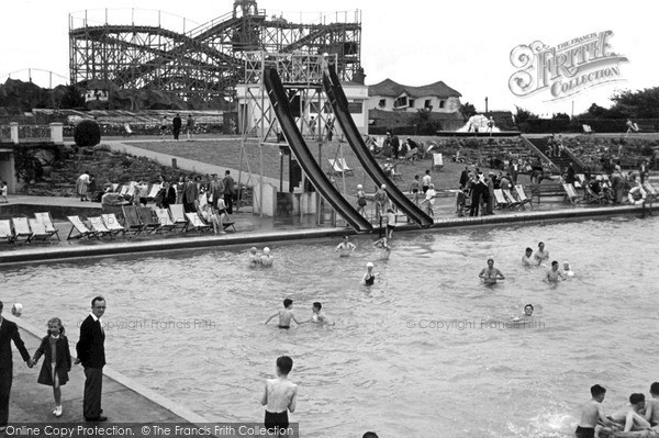 Photo of Skegness, The Bathing Pool c.1955