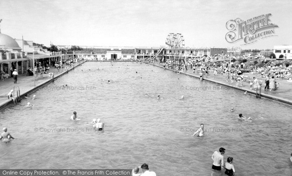 Photo of Skegness, The Bathing Pool c.1955