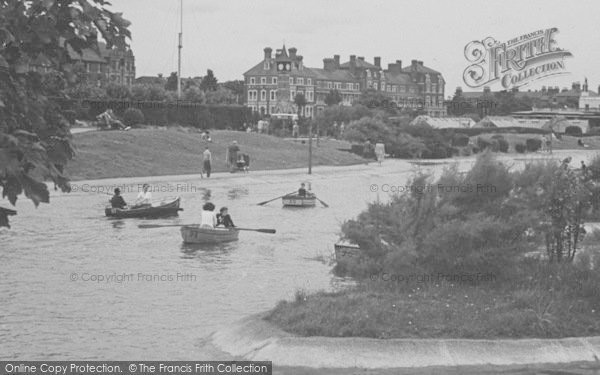 Photo of Skegness, The Boating Lake c.1955