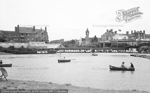 Photo of Skegness, The Boating Lake c.1955