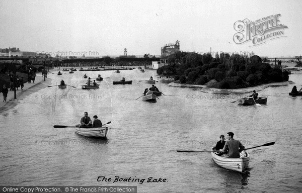 Photo of Skegness, The Boating Lake c.1955