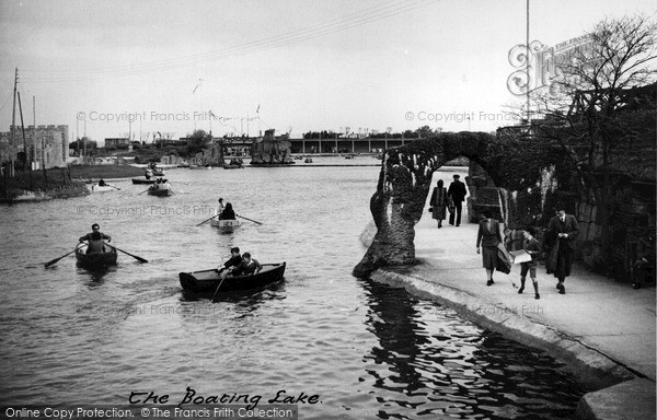 Photo of Skegness, The Boating Lake c.1955