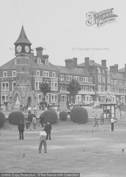 Photo of Skegness, The Clock Tower And Putting Green c.1955