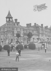 The Clock Tower And Putting Green c.1955, Skegness