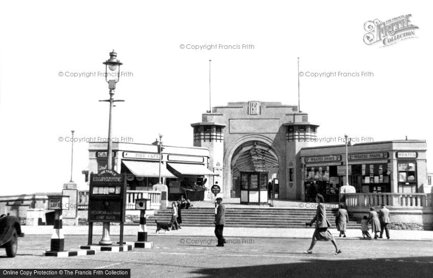 Skegness, the Pier Entrance c1955
