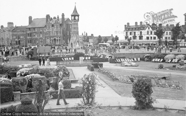 Photo of Skegness, Tower Gardens c.1955