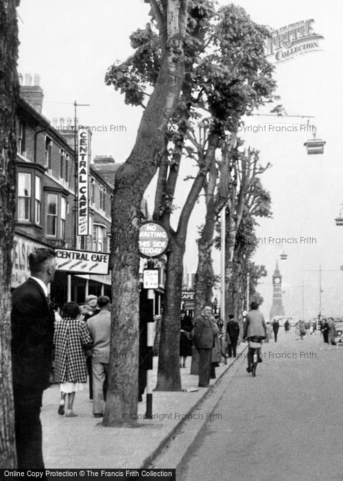 Photo of Skegness, Waiting To Cross, Lumley Road c.1955